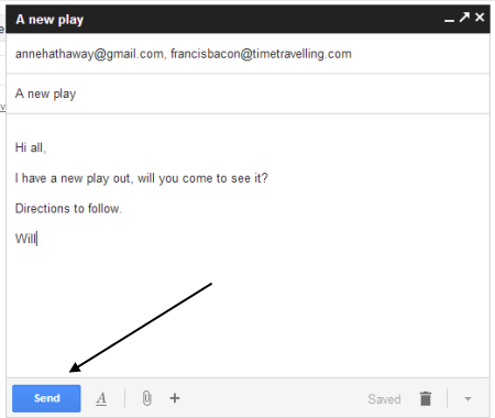 how to send an email to multiple people but separately